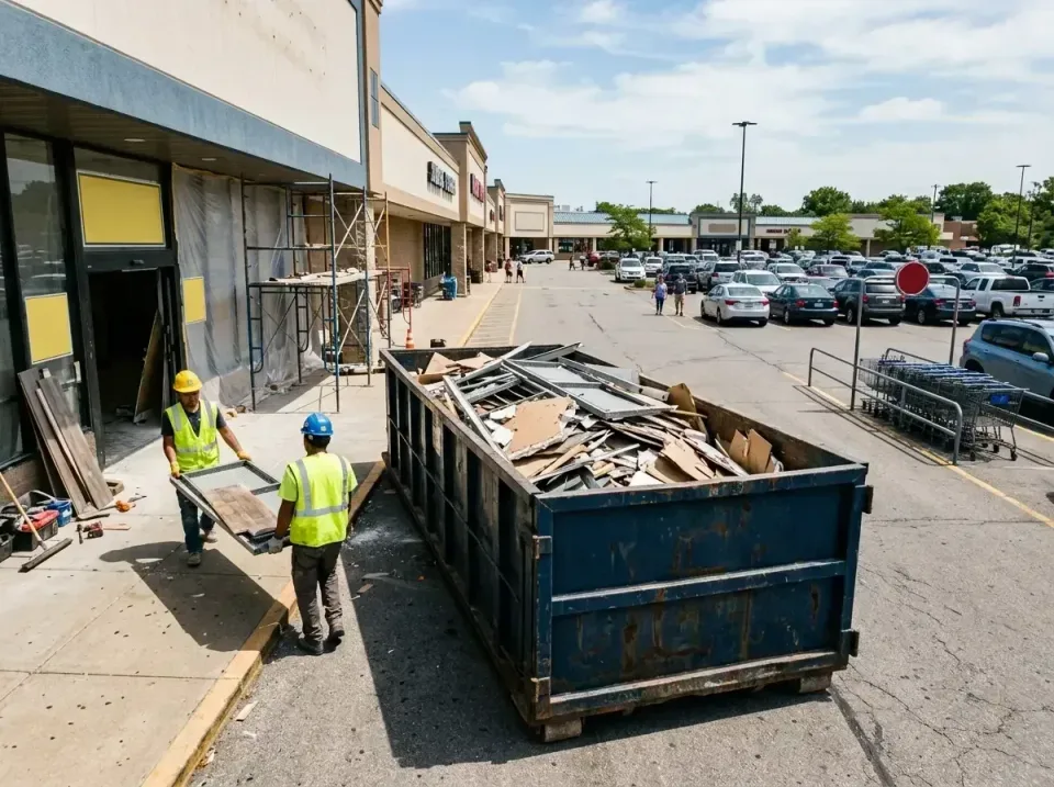 retail-store-renovation-debris-003 — frequently asked questions, Roll-off Dumpster Rentals in Brook Park, OH